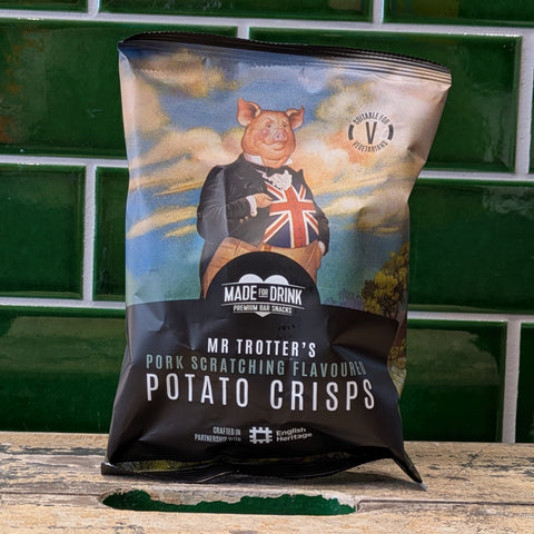 Made For Drink | Mr Trotters Pork Scratching Potato Crisps