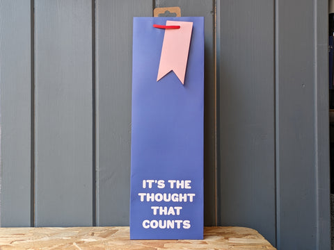 Gift Bag | Its The Thought That Counts Bottle Gift Bag