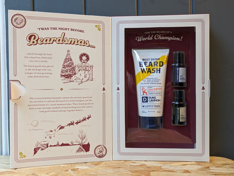 Duke Cannon | The Beard That Saved Christmas : Beard Care Kit