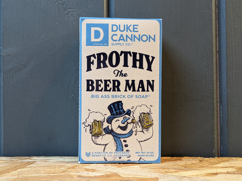 Duke Cannon | Frothy The Beer Man Soap
