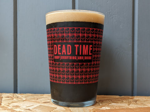 Dead Time Branded Pint Glass