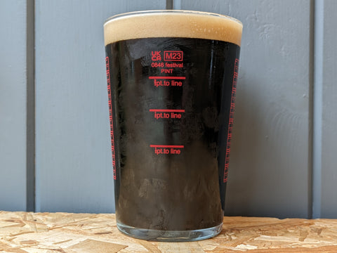 Dead Time Branded Pint Glass