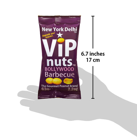 ViPnuts Bollywood Barbecue Flavoured Peanuts 63g