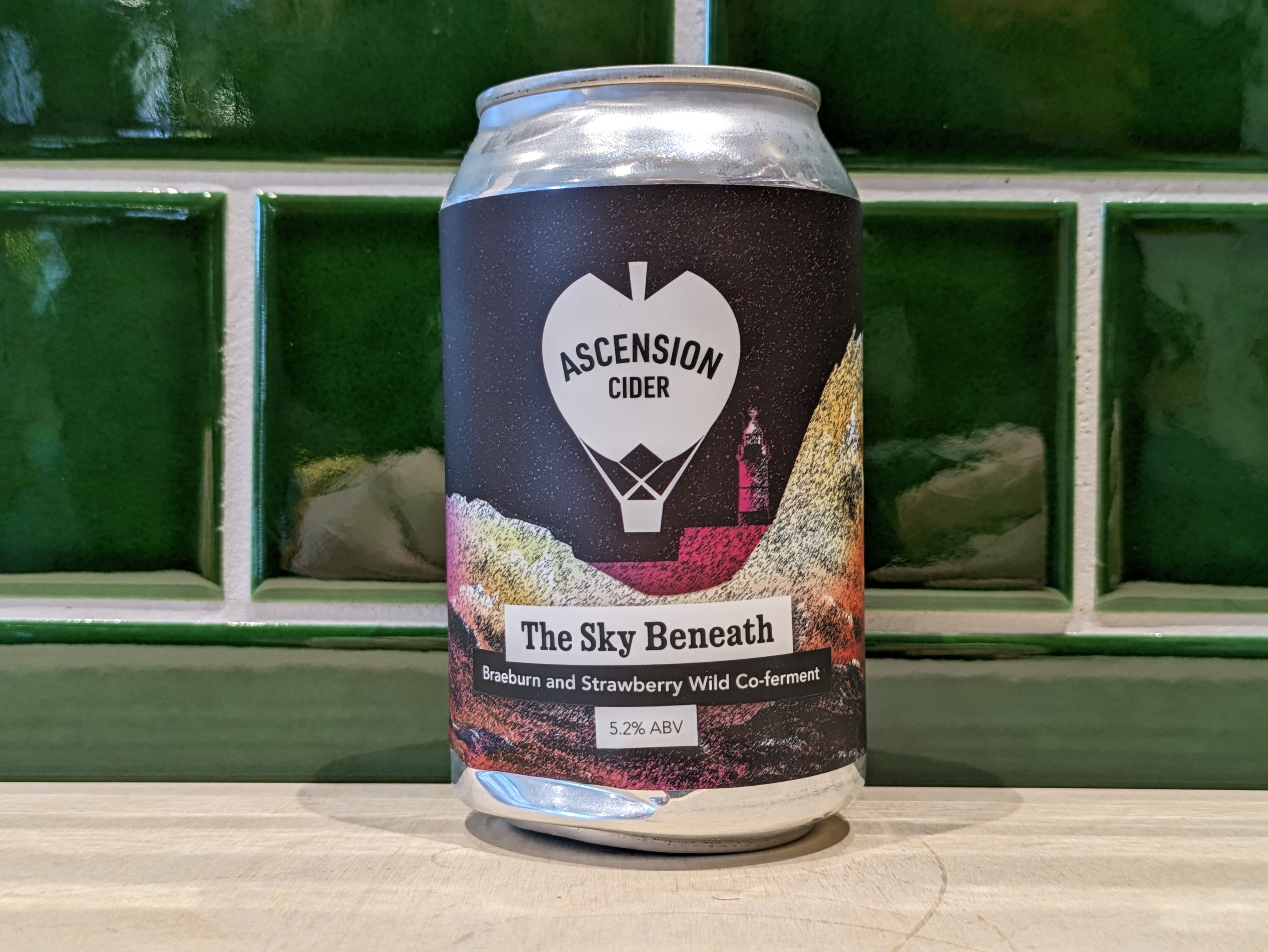 Ascension  The Sky Beneath : Apple & Strawberry Co Fermented Cider - Dead Time Beers