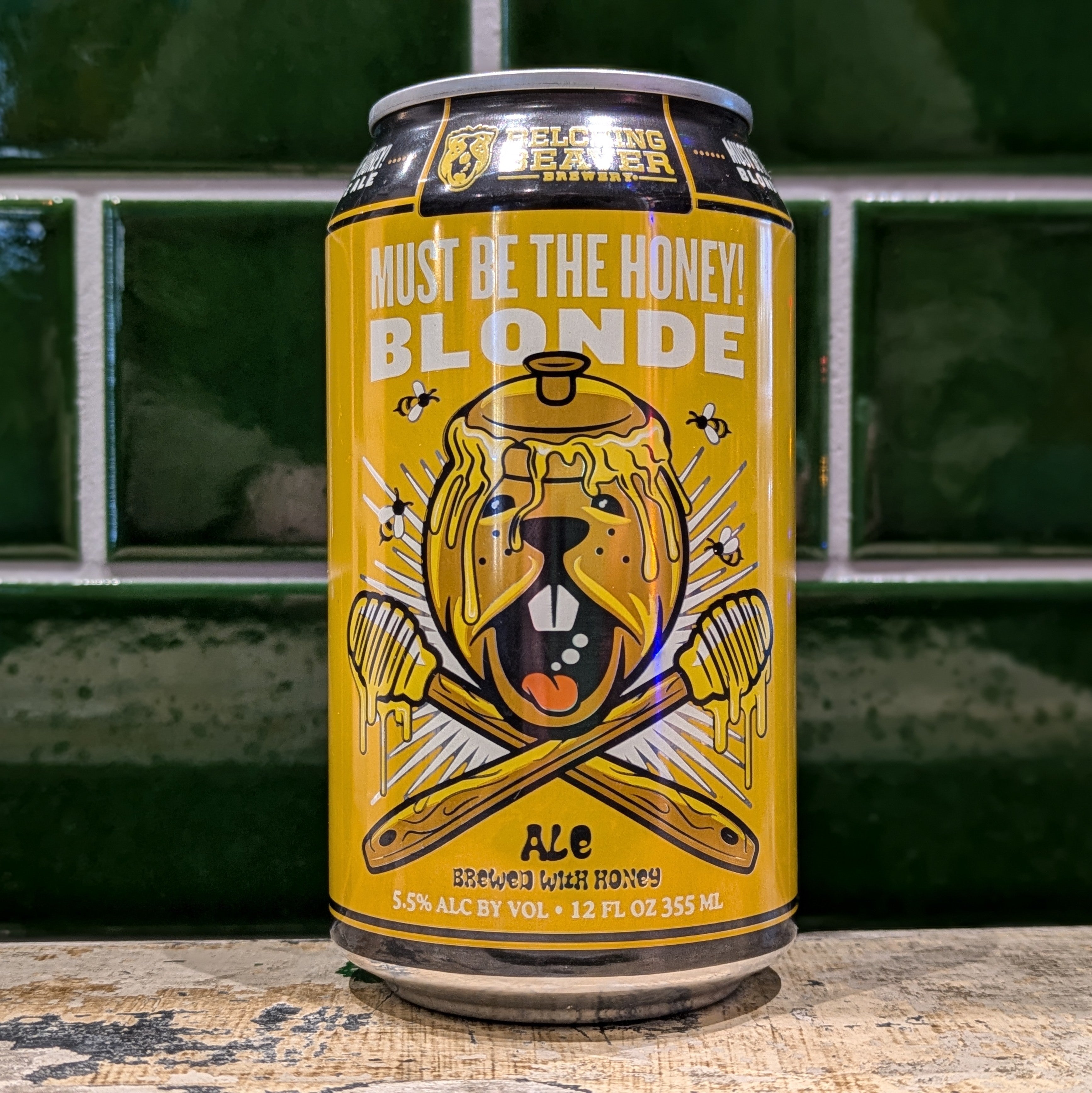 Belching Beaver  Must Be The Honey : Blonde Ale - Dead Time Beers