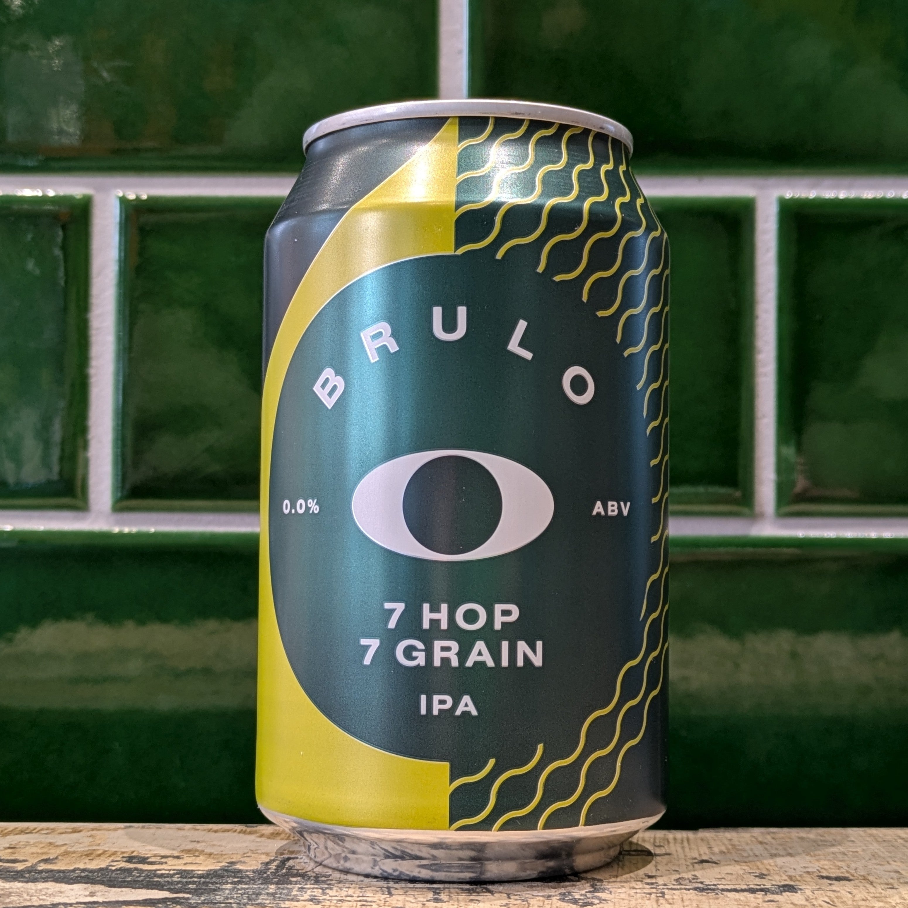 Brulo  7 Hop 7 Grain IPA : Alcohol Free IPA - Dead Time Beers