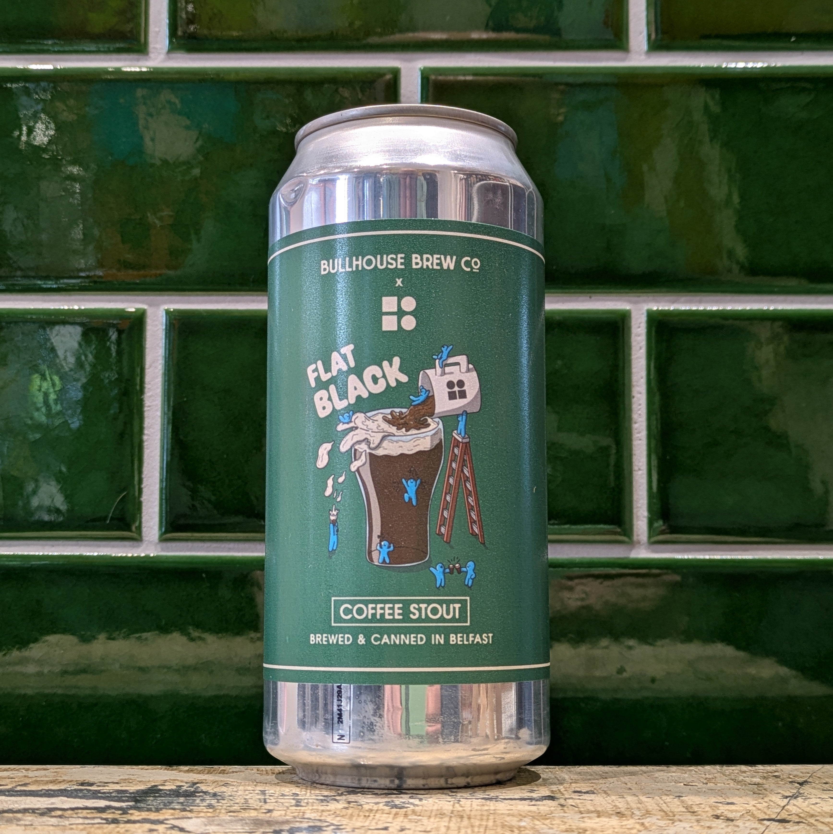 Bullhouse  Flat Black : Coffee Stout - Dead Time Beers