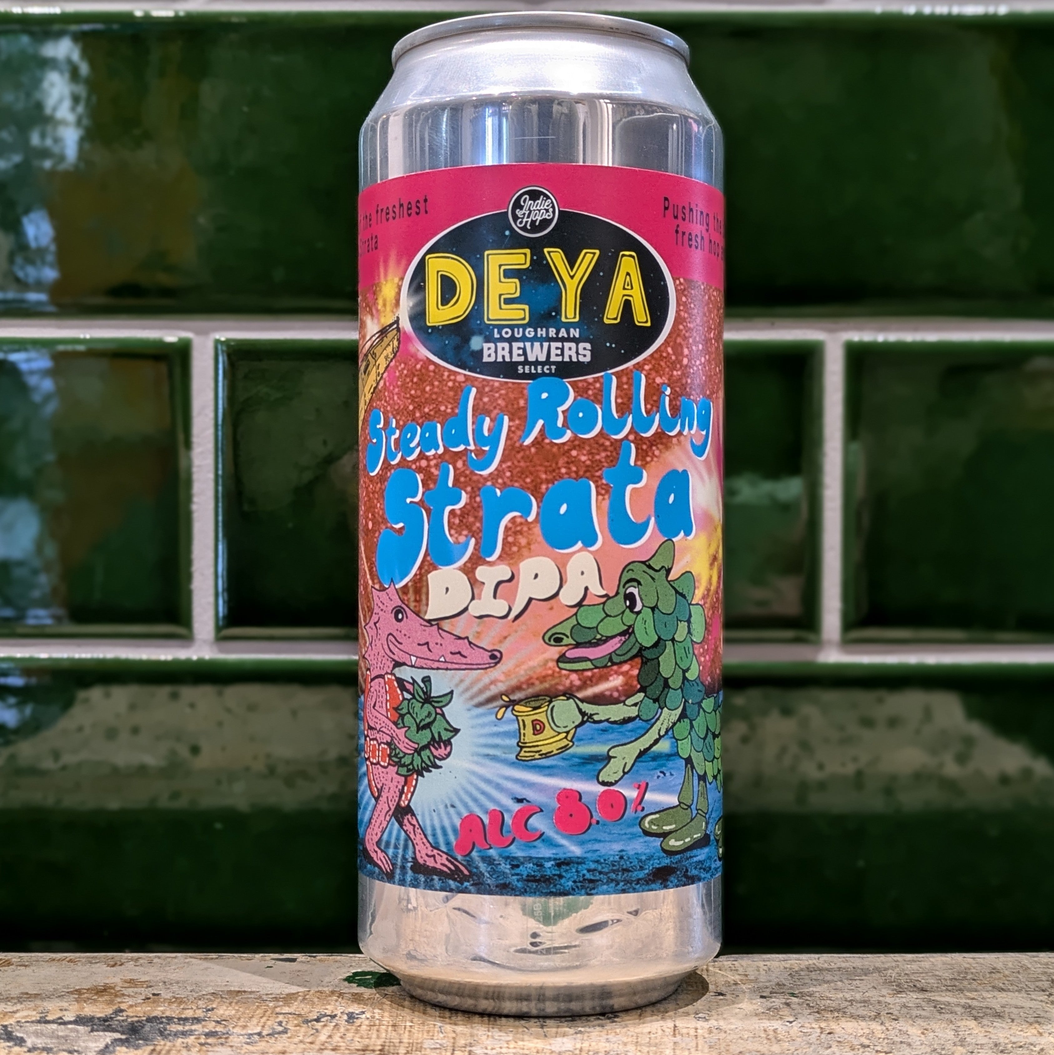 DEYA  Steady Rolling Strata DIPA : Hazy Double IPA - Dead Time Beers