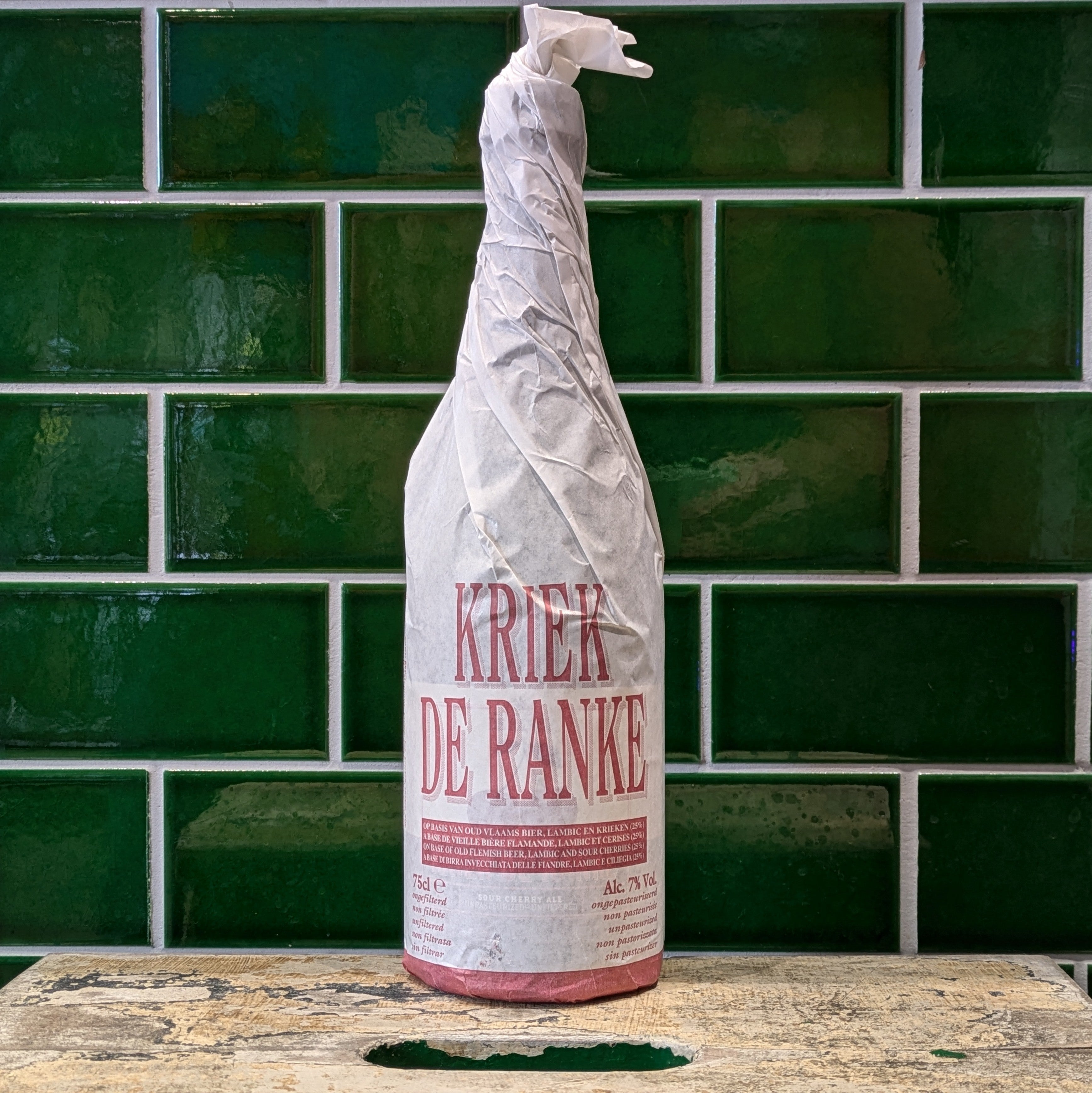 De Ranke  Kriek 75cl : Belgian Cherry Lambic - Dead Time Beers