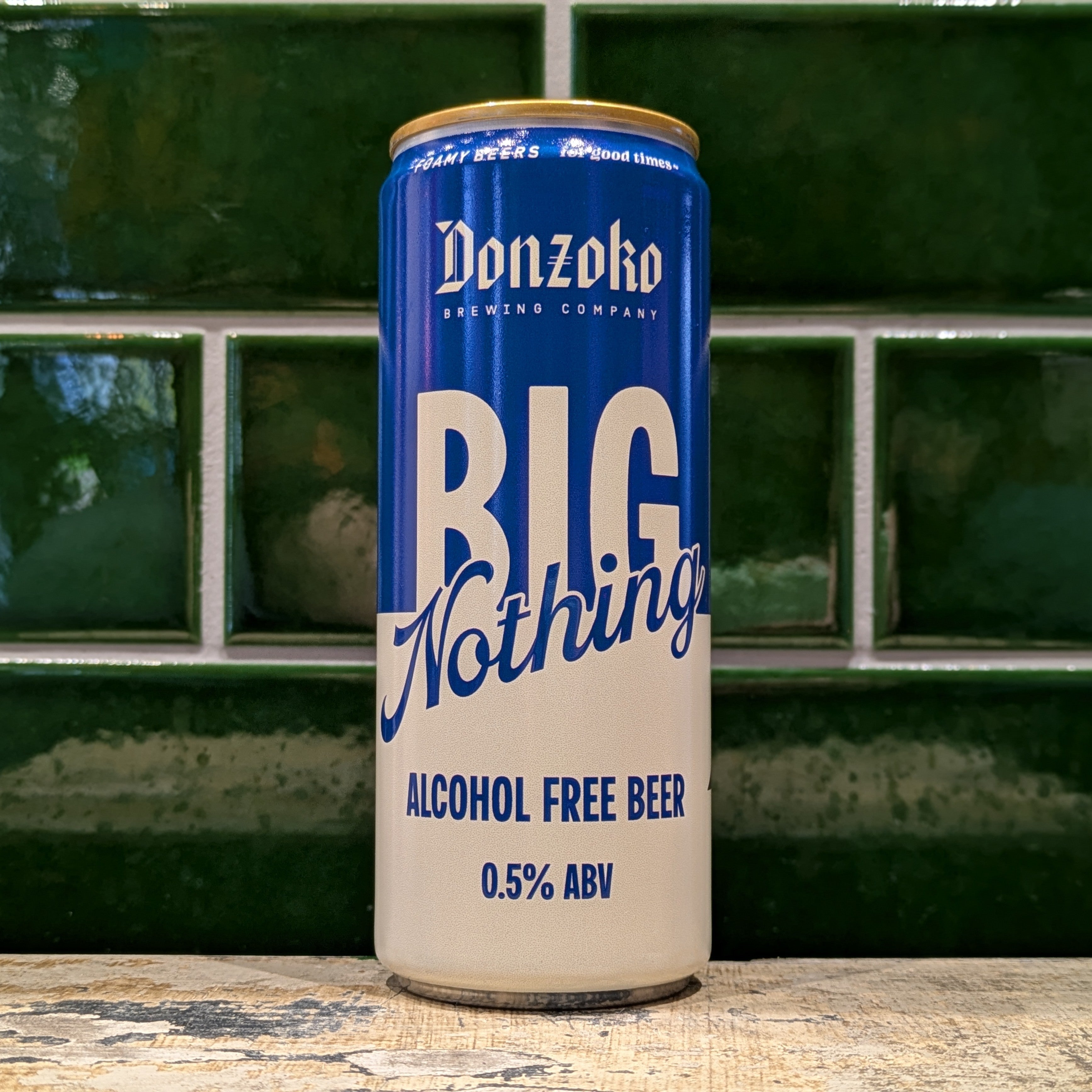 Donzoko  Big Nothing : Alcohol Free Lager - Dead Time Beers