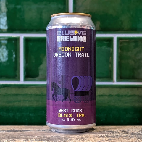 Elusive | Midnight Oregon Trail : Black West Coast IPA