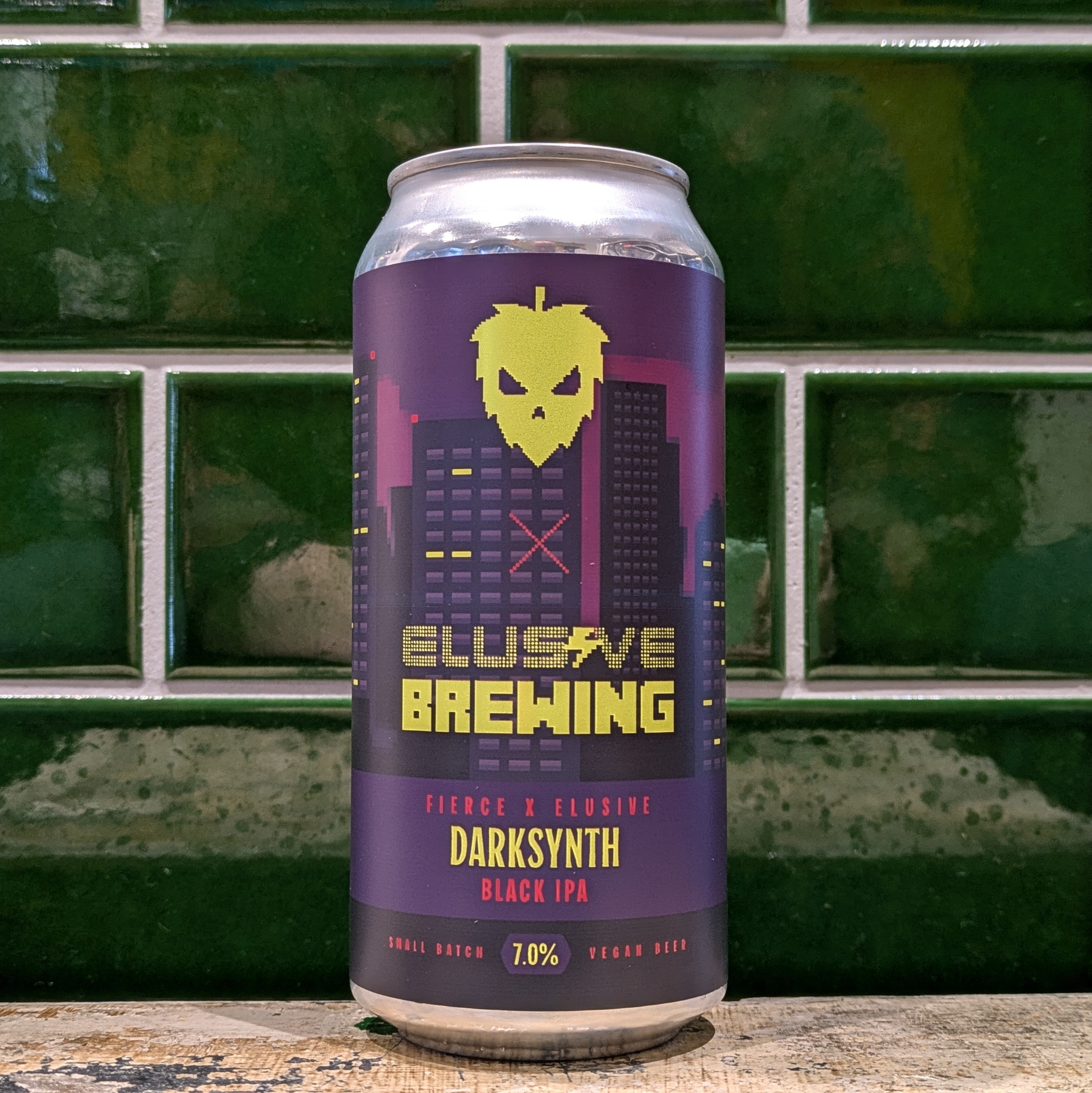 Fierce x Elusive  Darksynth : Black IPA - Dead Time Beers