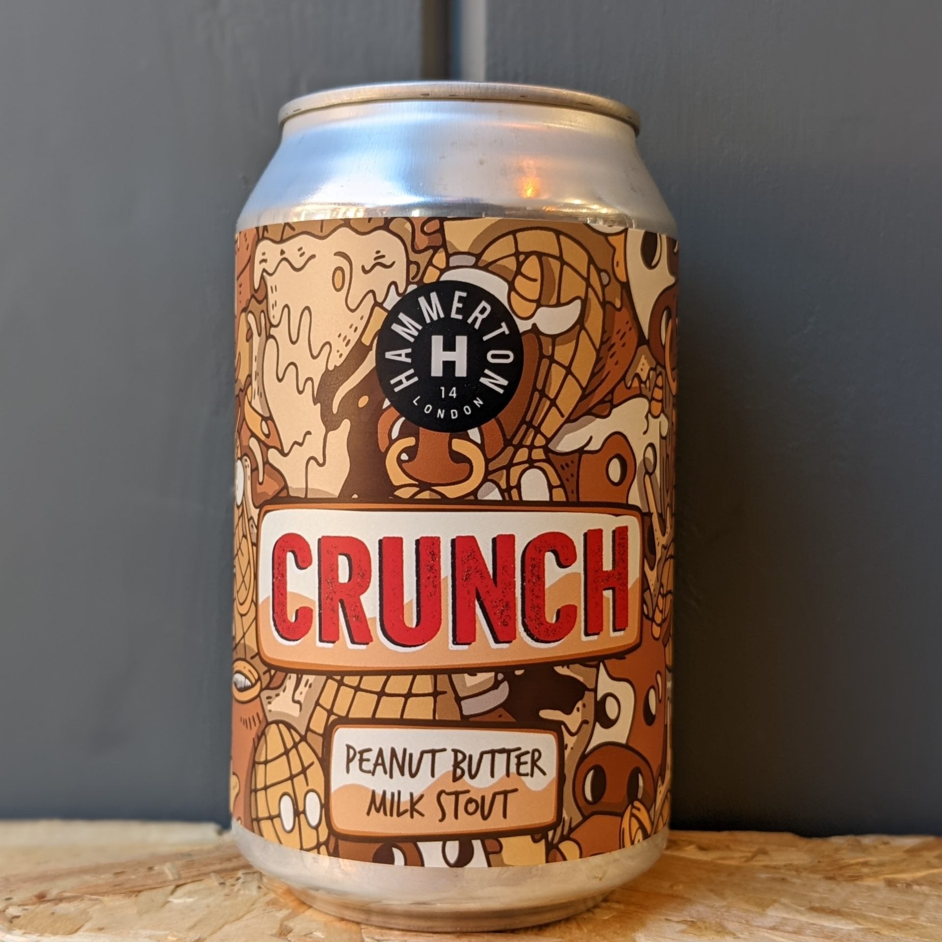 Hammerton  Crunch : Peanut Butter Milk Stout - Dead Time Beers