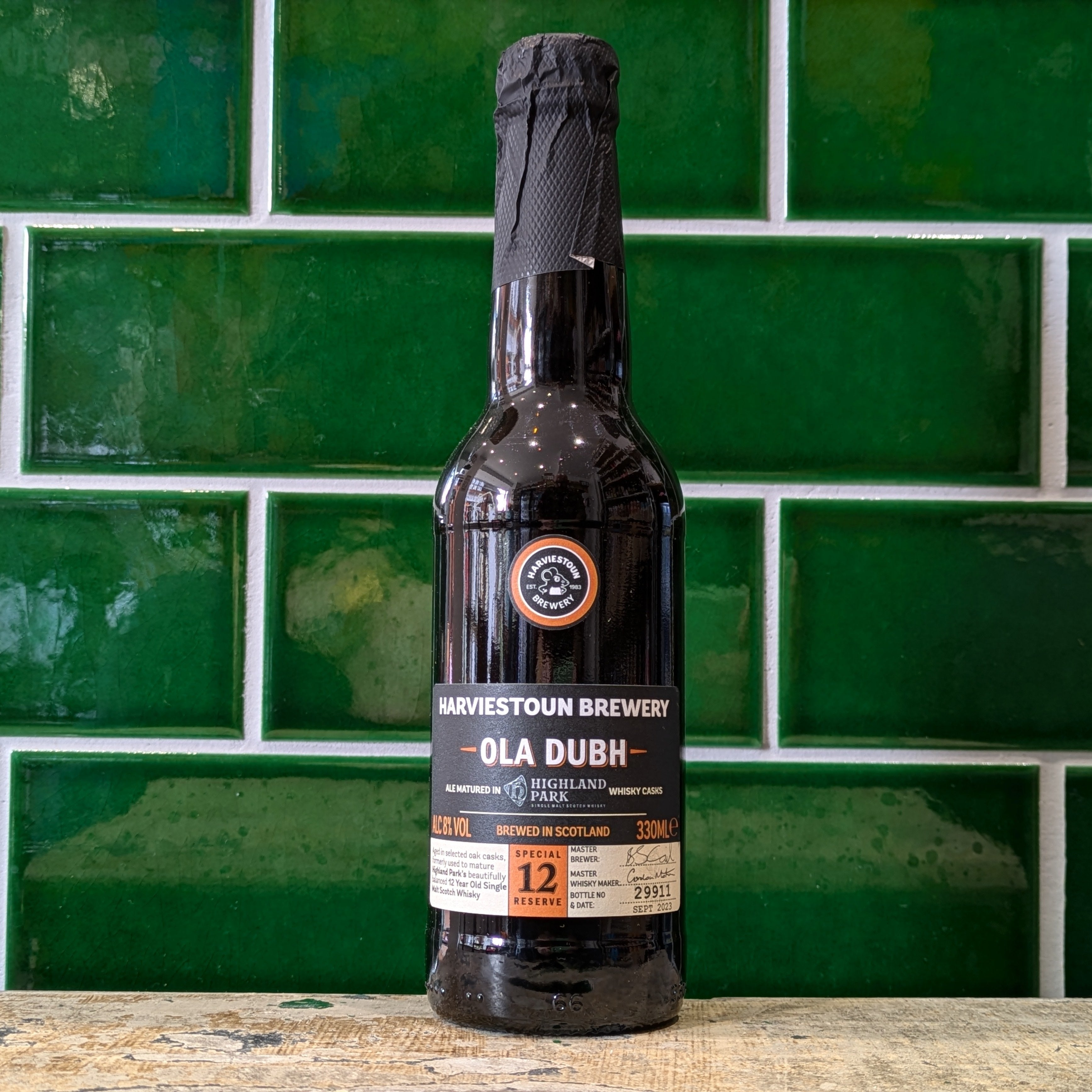 Harviestoun  Old Dubh 12 Year Old : Barrel Aged Imperial Stout - Dead Time Beers