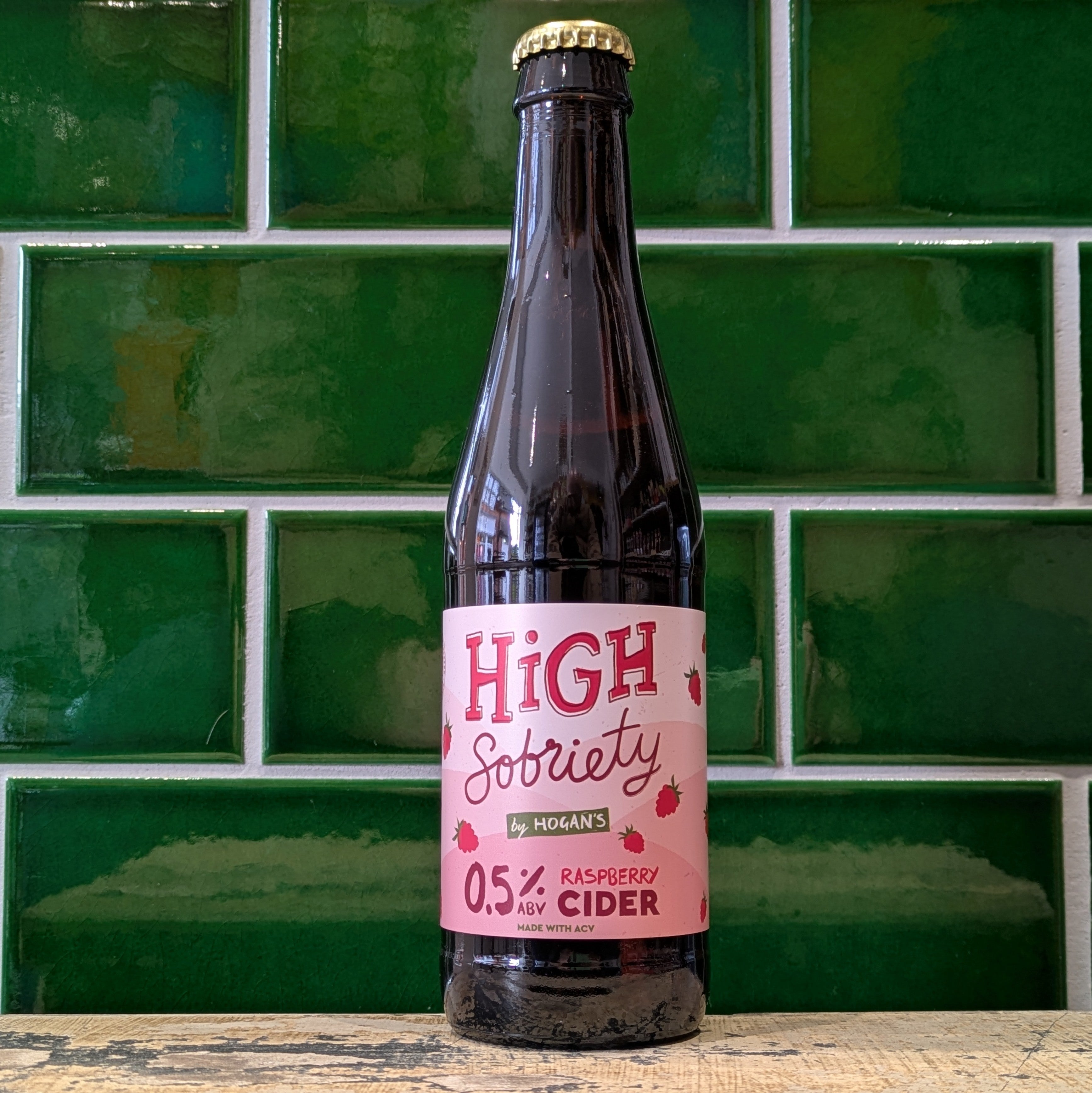 Hogans  High Sobriety Raspberry : Alcohol Free Raspberry Cider - Dead Time Beers