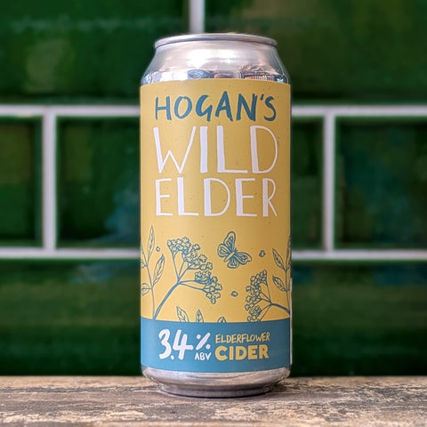 Hogans Wild Elder Cider 44cl Can