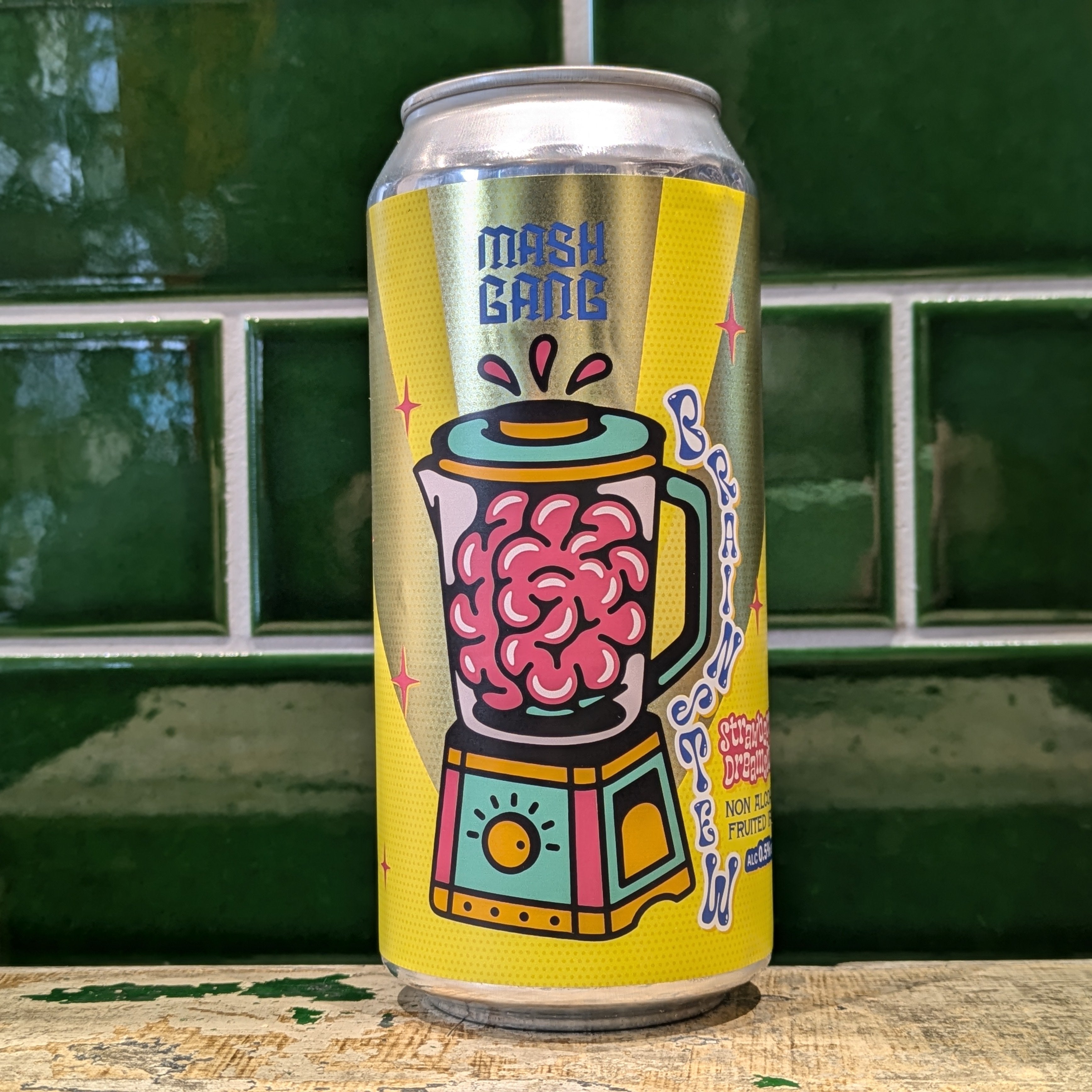 Mash Gang  Brain Stew : Fruited Alcohol Free IPA - Dead Time Beers