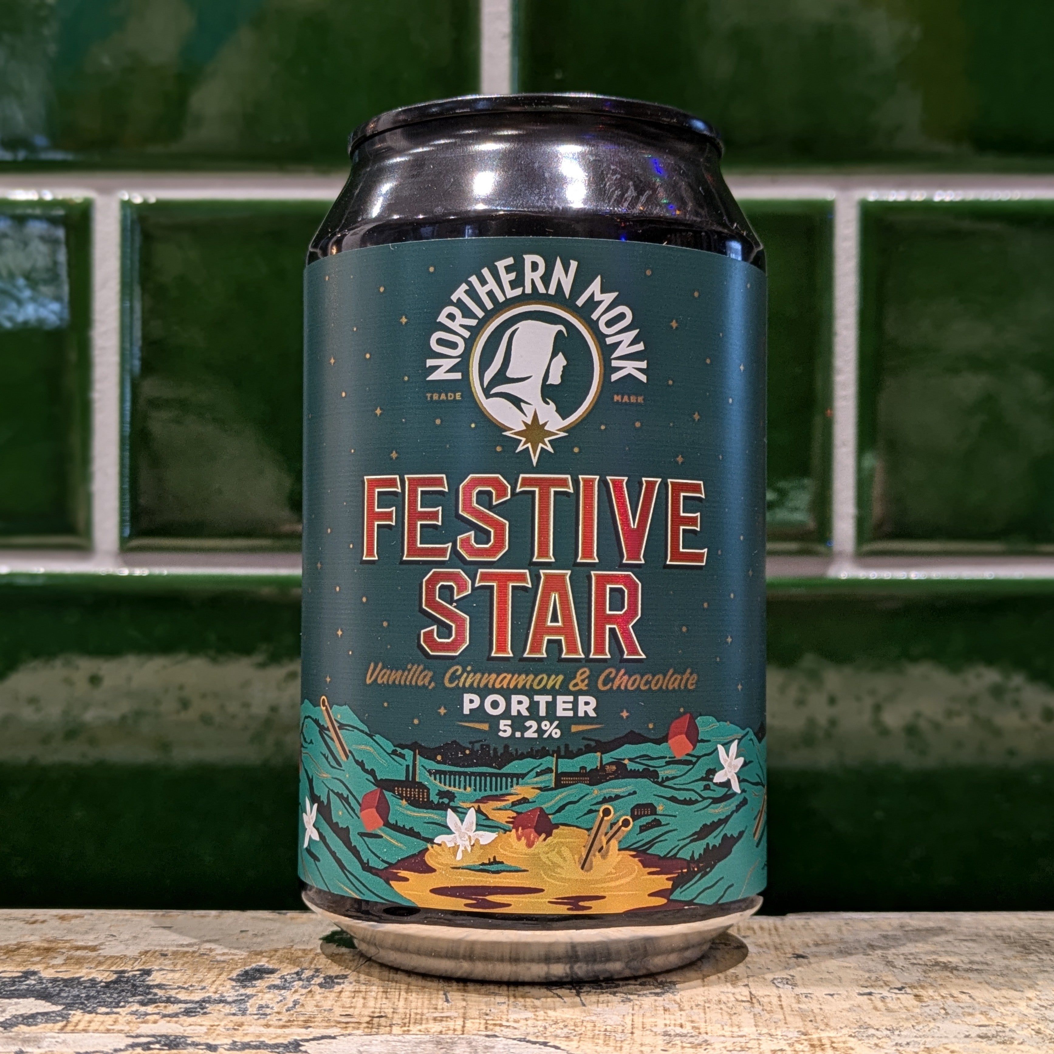 Northern Monk  Festive Star : Vanilla, Chocolate and Cinnamom Porter - Dead Time Beers