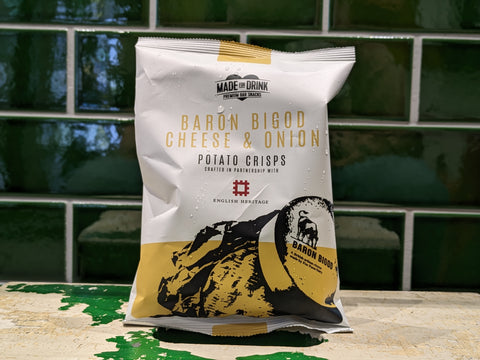 Made For Drink | Baron Bigod Cheese & Onion Potato Crisps