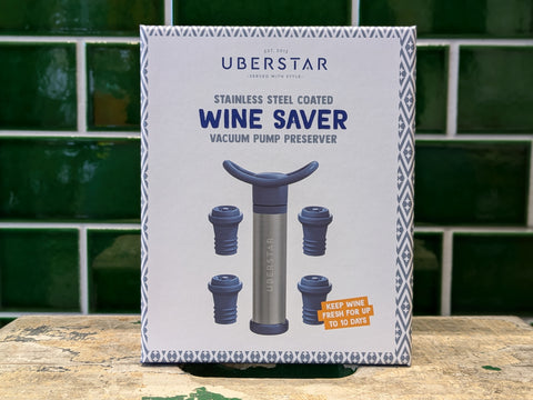 Wine Saver - Vacuum Pump Preserver and Stopper Gift Set