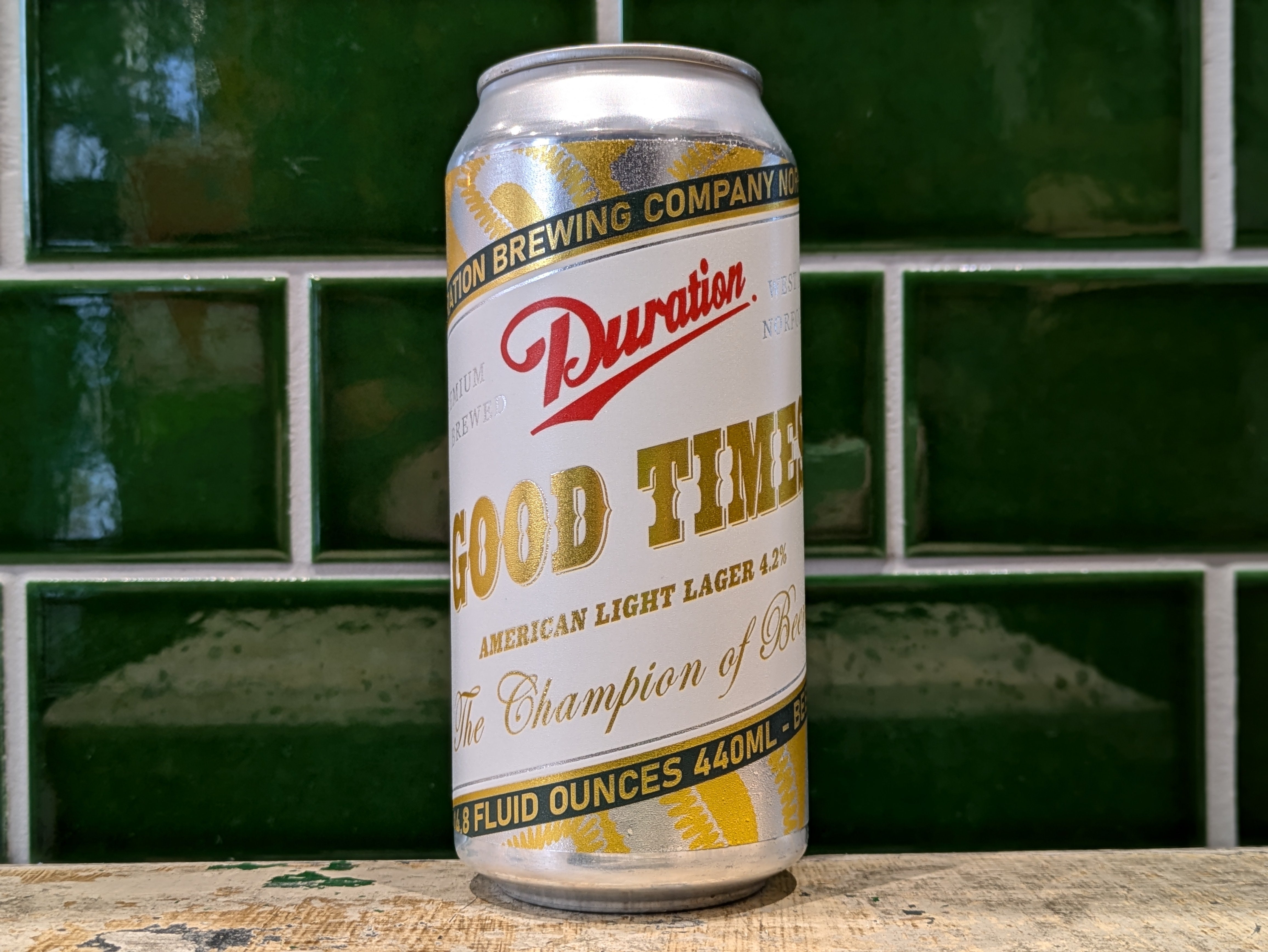 Duration  Good Times : Light Lager - Dead Time Beers