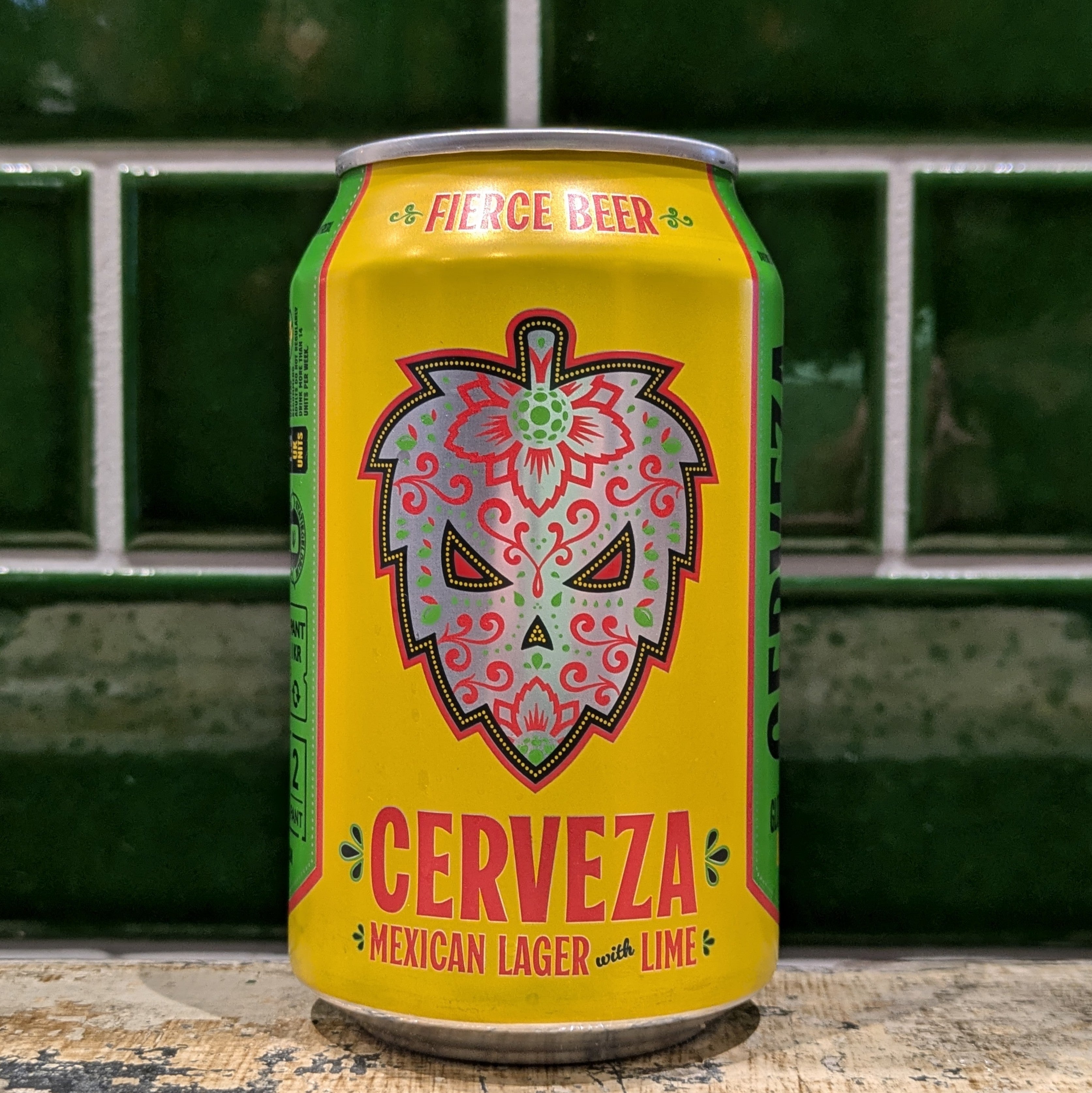 Fierce  Cerveza : Mexican Style Lager - Dead Time Beers