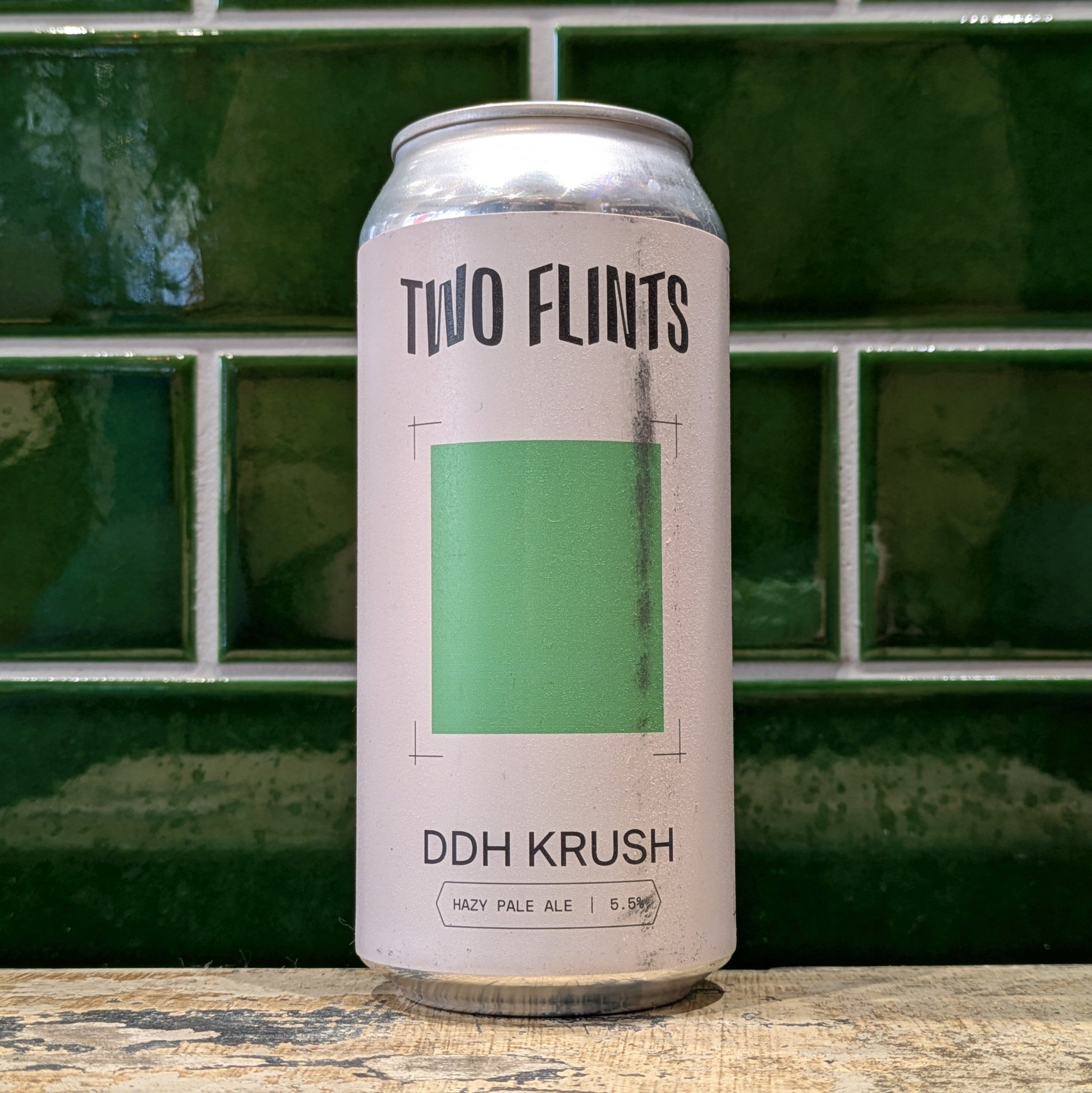 Two Flints  DDH Krush : Single Hop Hazy Pale - Dead Time Beers