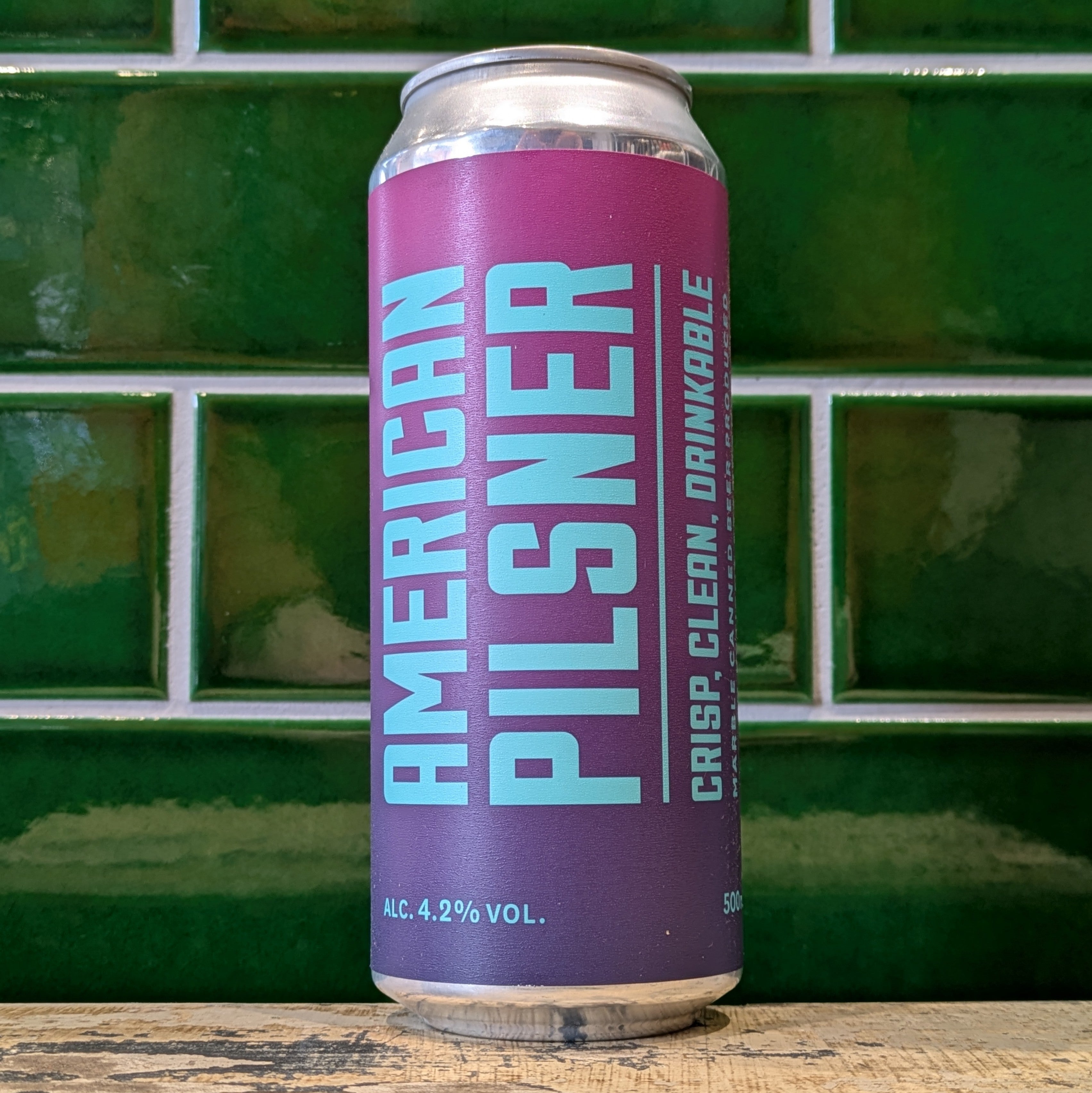 Marble  American Pilsner - Dead Time Beers