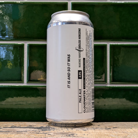 Cloudwater | It Is And So It Was : Hazy Pale