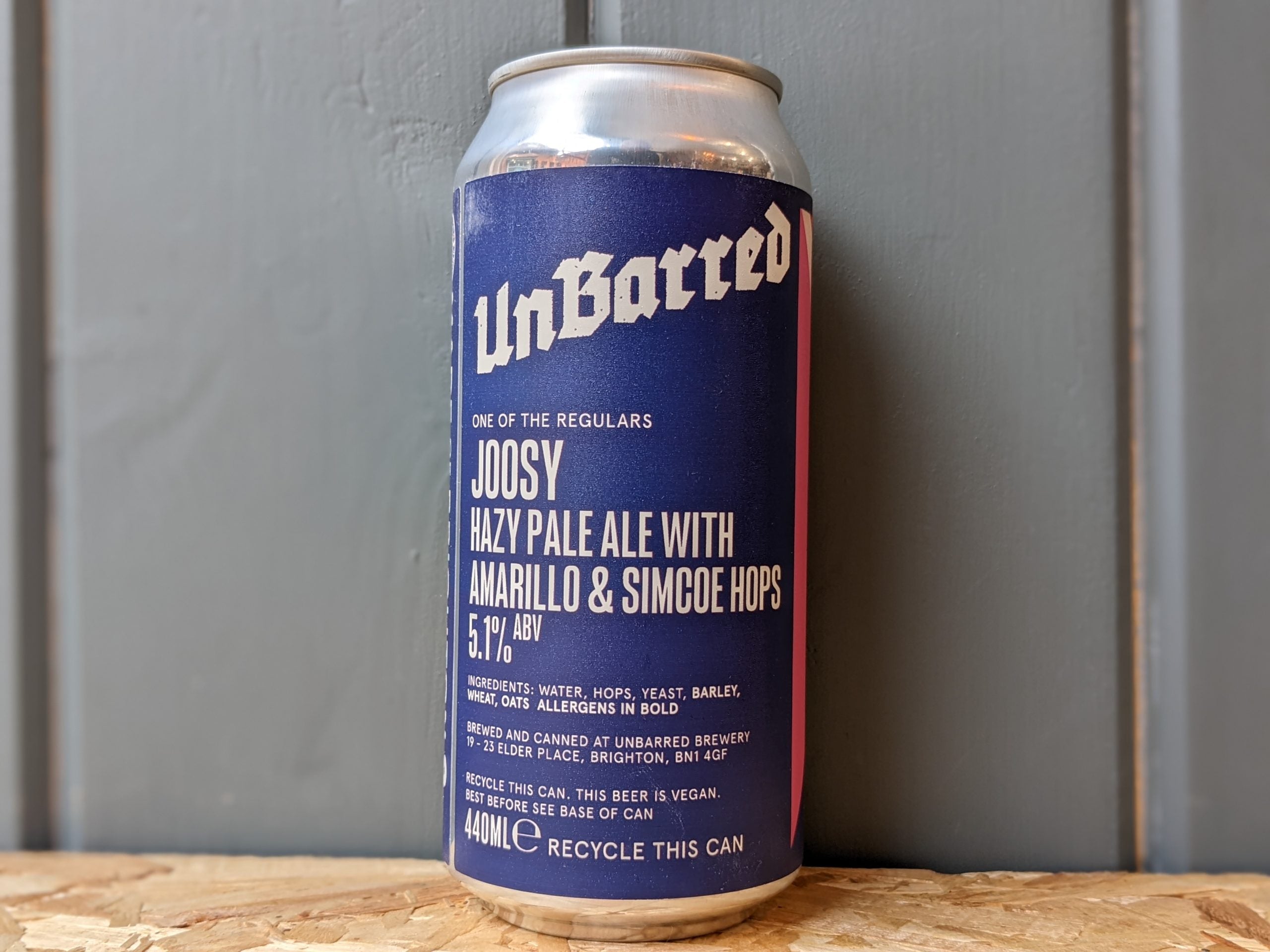 Unbarred  Joozy : Hazy Pale - Dead Time Beers