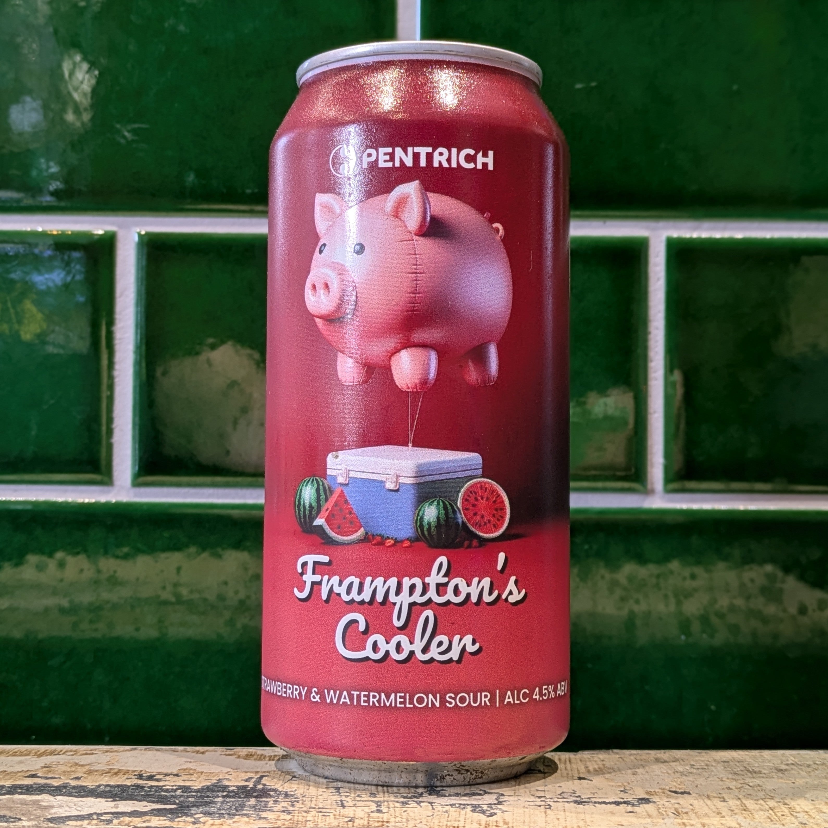 Pentrich  Framptons Cooler : Watermelon & Strawberry Sour - Dead Time Beers