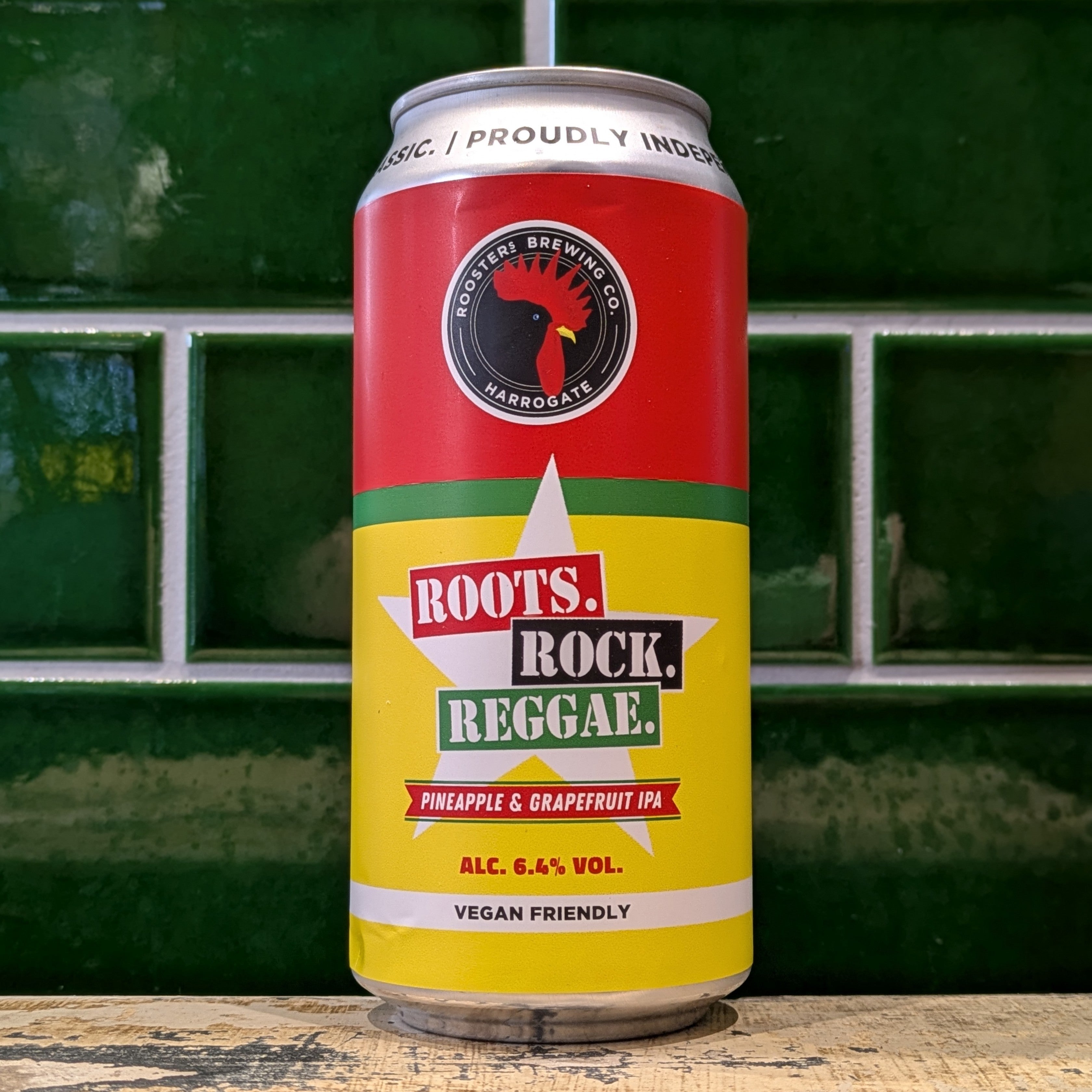 Roosters  Roots Rock Reggae : Pineapple & Grapefruit IPA - Dead Time Beers