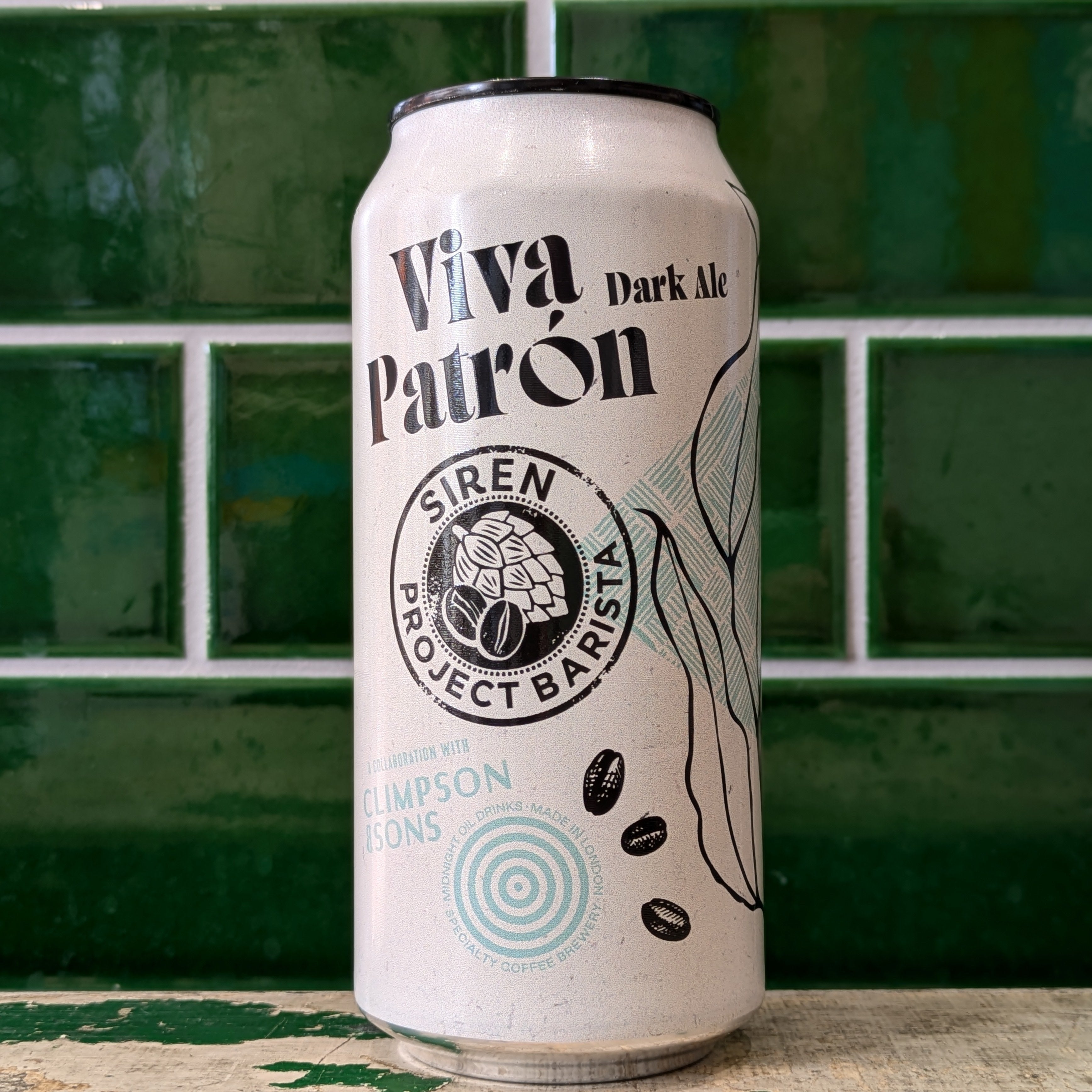 Siren  Viva Patron : Dark Ale - Dead Time Beers