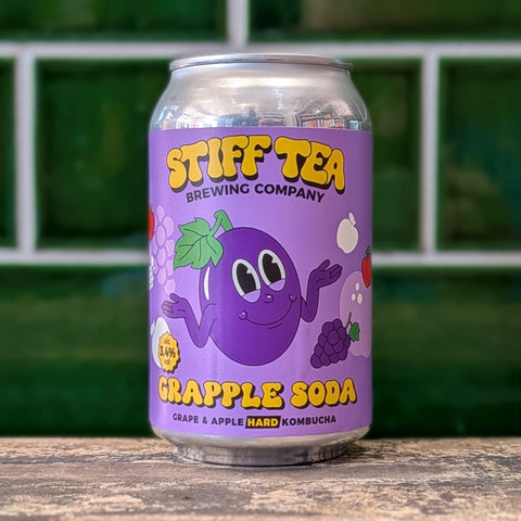 Stiff Tea | Grapple Soda Hard Kombucha