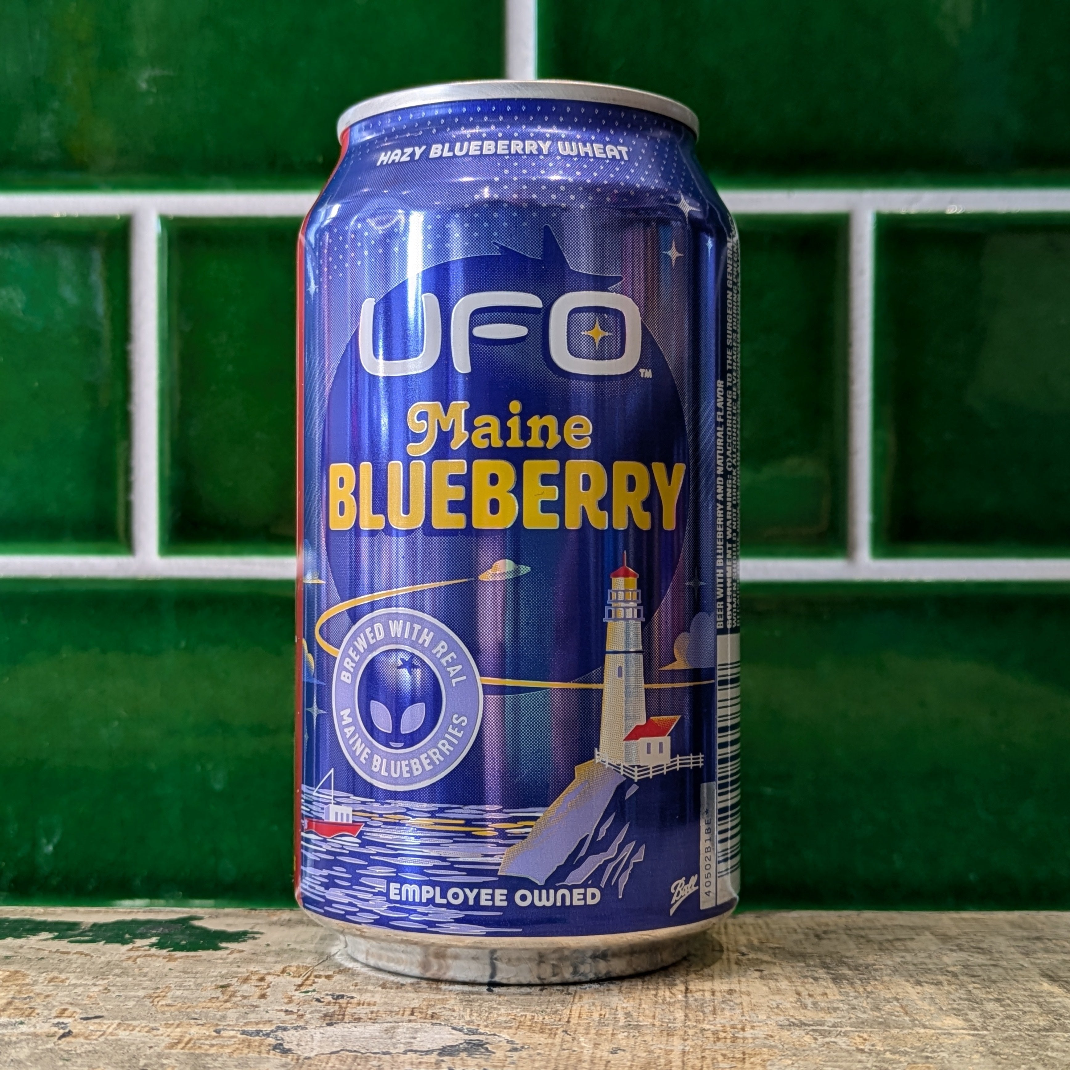 UFO  Maine Blueberry Wit : American Wheat Beer - Dead Time Beers