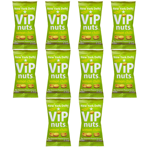ViPnuts Lemon Chilli Flavoured Peanuts  63g