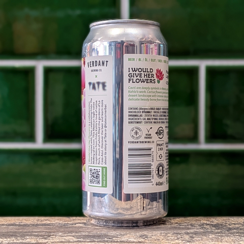 Verdant | I Would Give Her Flowers : Mexican Lager collab with TATE Gallery
