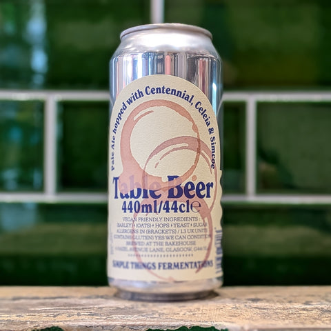 Simple Things Fermentation | Table Beer : Session Pale