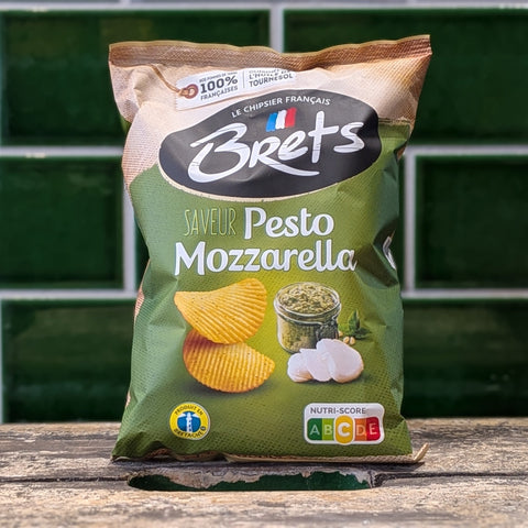 Brets Pesto Mozzarella Cheese 40gr Crisps