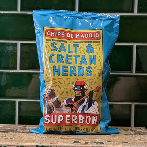 Superbon | Salt & Cretan Herb Chips 135gram