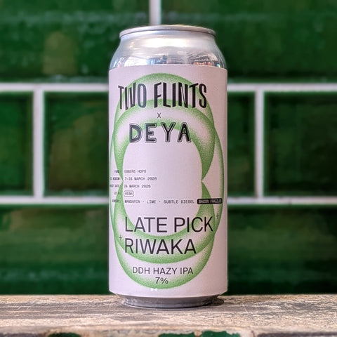 Two Flints x DEYA | Late Pick Riwaka  Hazy IPA