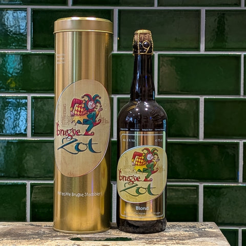Brugse Zot | Blonde 75cl Gift Tube : Belgian Blonde