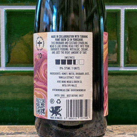 Hive Mind | Just Desserts : Rhubarb and Custard Sparkling Mead